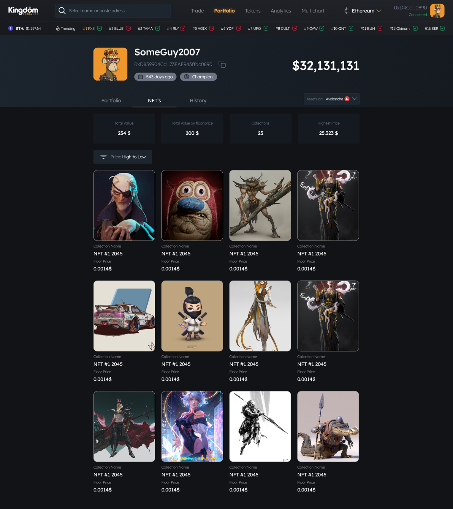 Kingdom Exchange Token Info