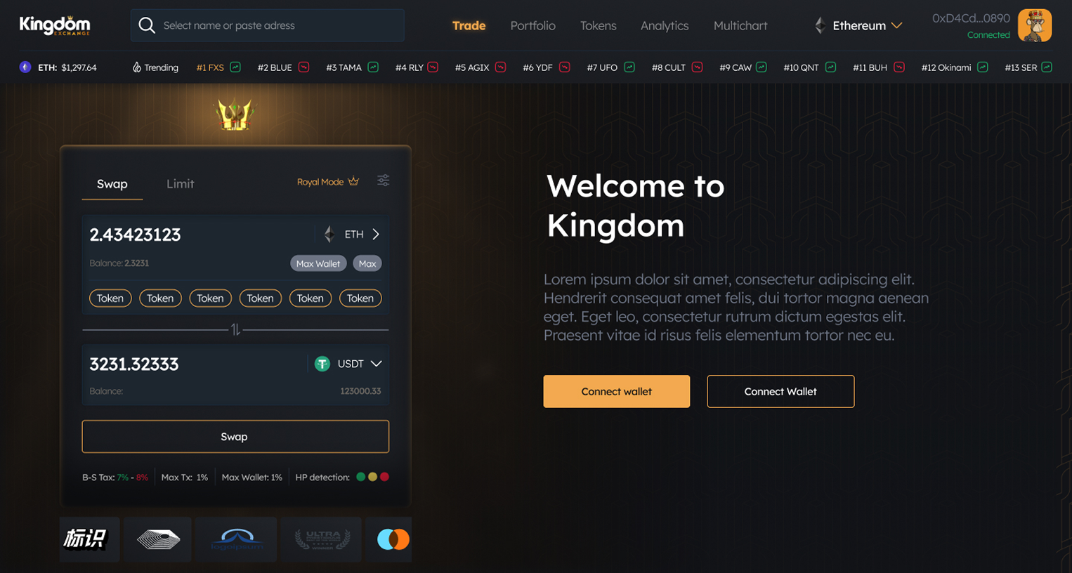 Kingdom Exchange NFTs View