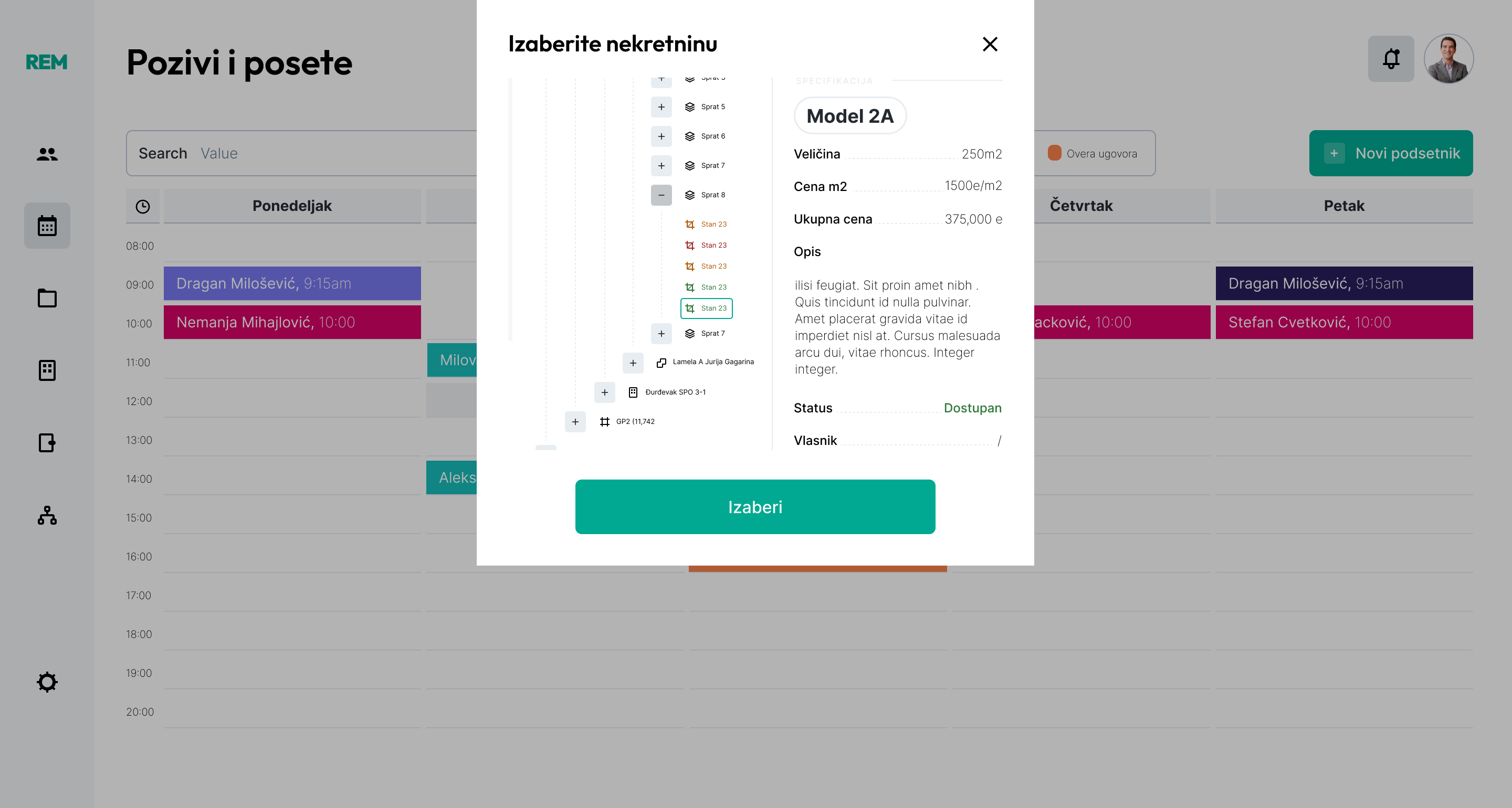 Real Estate Management View